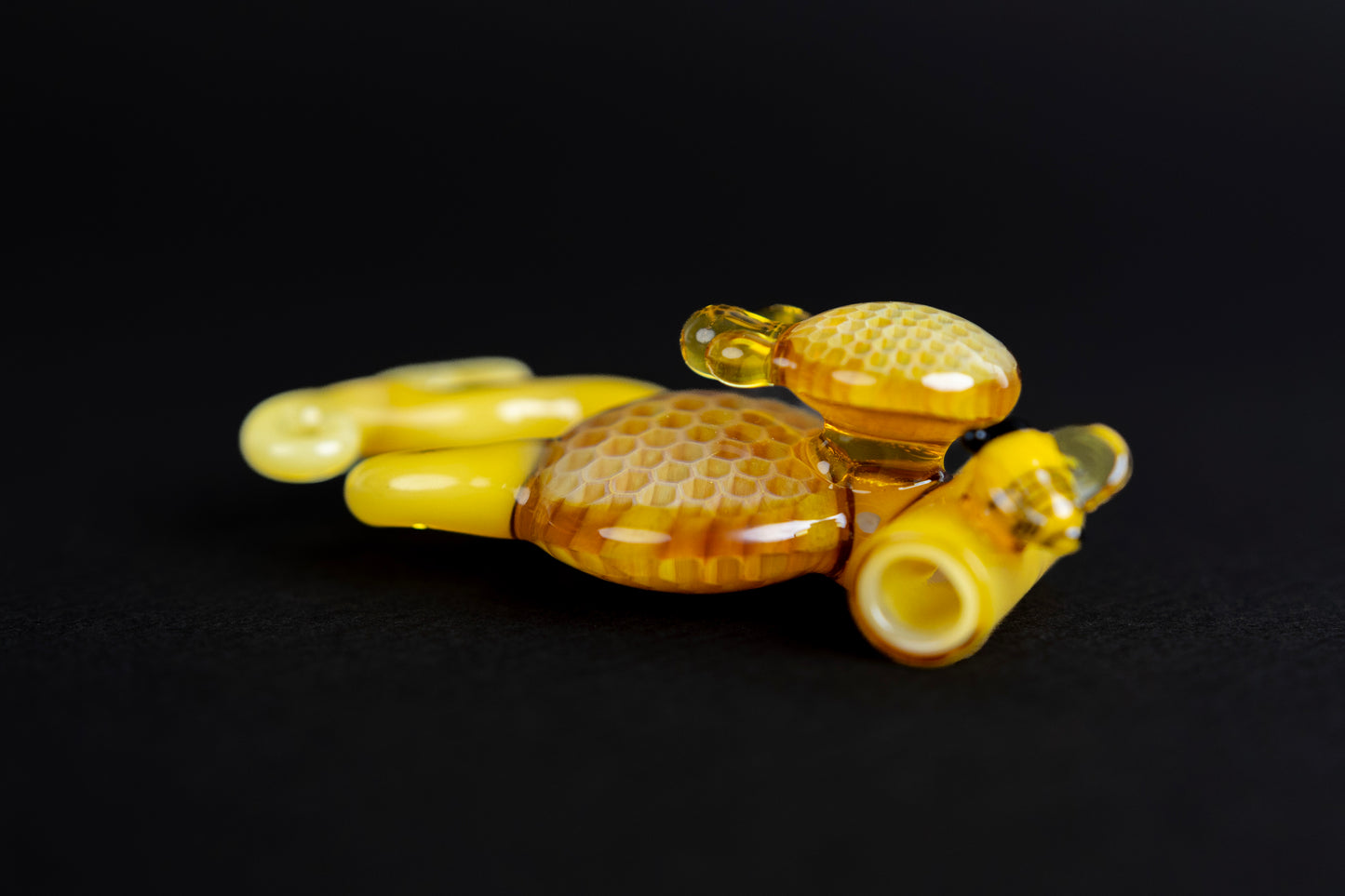 Joe P  Honeycomb Pendant - Yellow & Gold