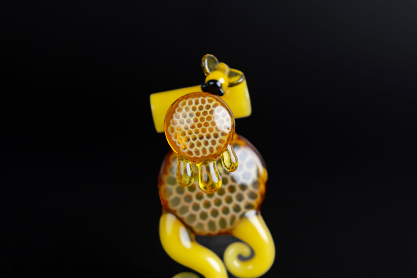 Joe P  Honeycomb Pendant - Yellow & Gold