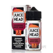 Juice Head E-Liquid - Passionfruit Orange Guava