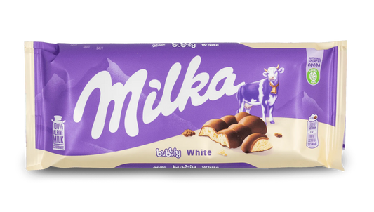 Milka Bubbly White 95g (European)
