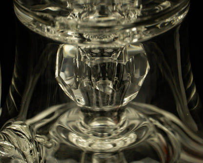@bc_glass Clear Faceted Bent-Neck Innerloop