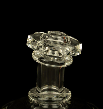 @bc_glass Clear Faceted Bent-Neck Innerloop
