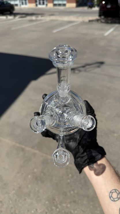 @bc_glass Clear Innerloop Hookah w/ All Matching Accessories