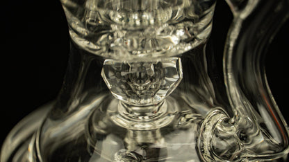 @bc_glass Clear Kickback Faceted Innerloop