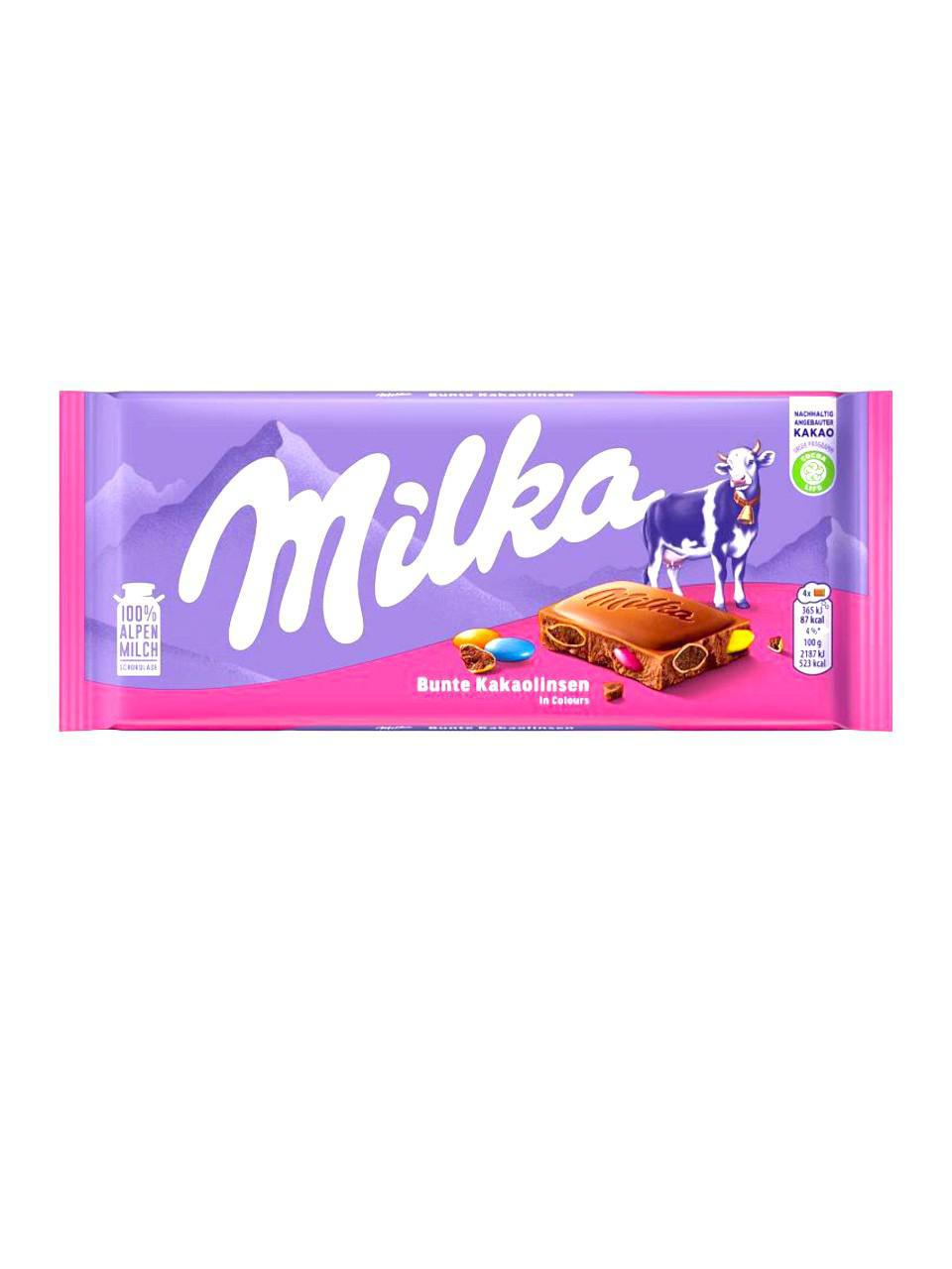 Milka Bunte Kakaolinsen 100g (Germany)