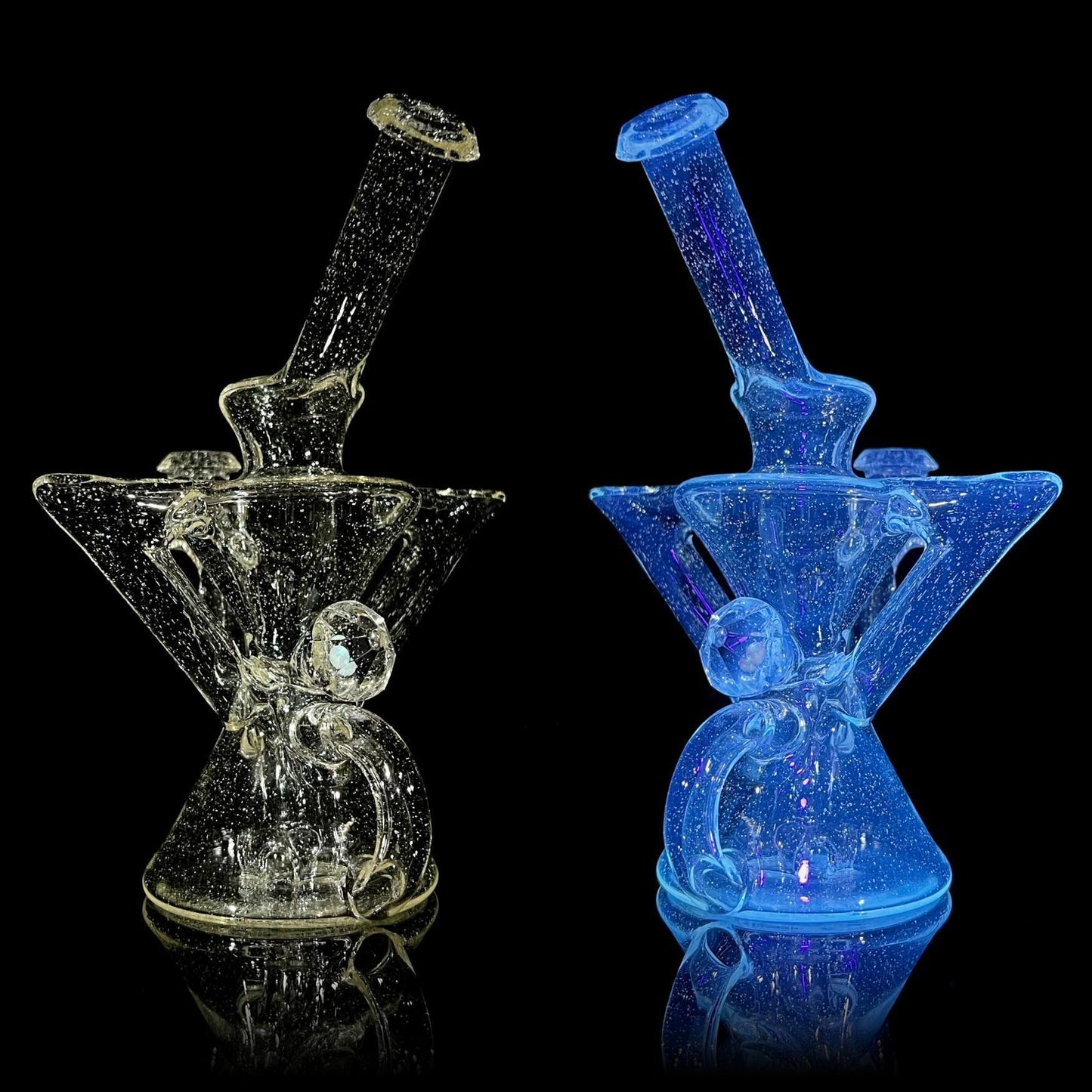 Dirge Glassworks - Faceted Xcelerator Recyclers - The Gallery at VL