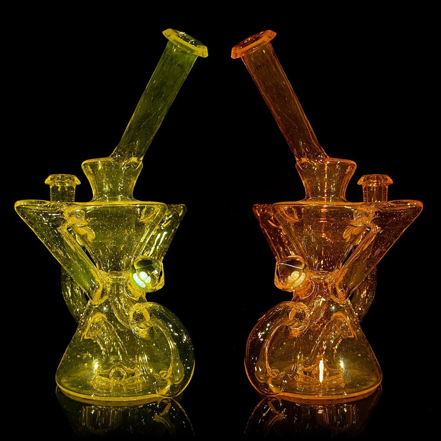 Dirge Glassworks - Faceted Xcelerator Recyclers - The Gallery at VL