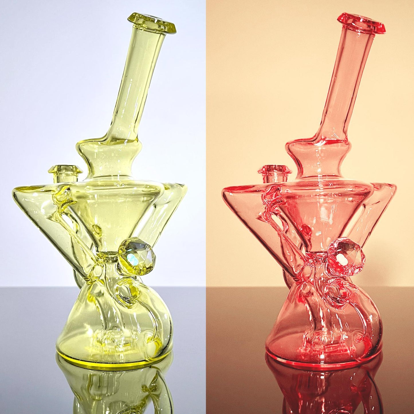 Dirge Glassworks - Faceted Xcelerator Recyclers - The Gallery at VL