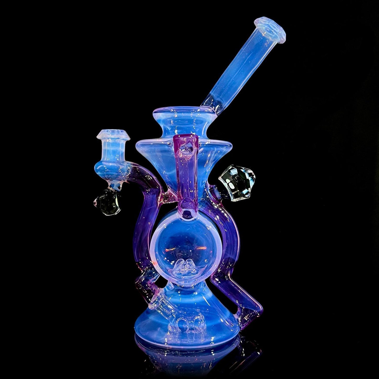 Dirge Glassworks - Fully Faceted Humdrum Recyclers - The Gallery at VL