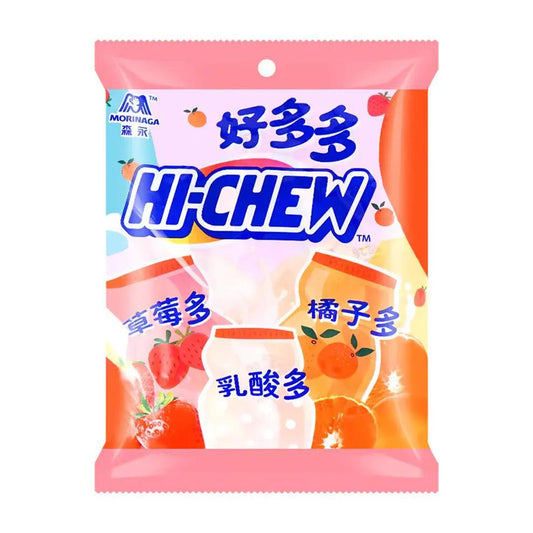 Morinaga Hi-Chew Soft Candy Strawberry-Orange-Yogurt (Taiwan)