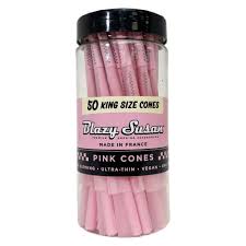 Blazy Susan Pink Cones  - 50 Count Jar