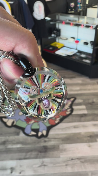 Steve H Pendant - Implosion Face